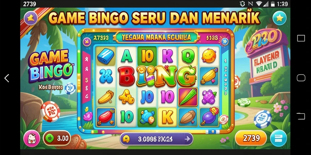 Screenshot utama 2739 menampilkan gameplay Bingo yang seru dan menarik.