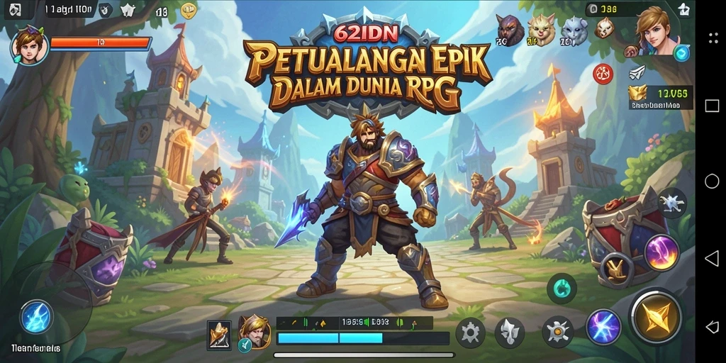 Tangkapan layar <strong>62IDN</strong> yang menunjukkan aksi pertarungan epik.