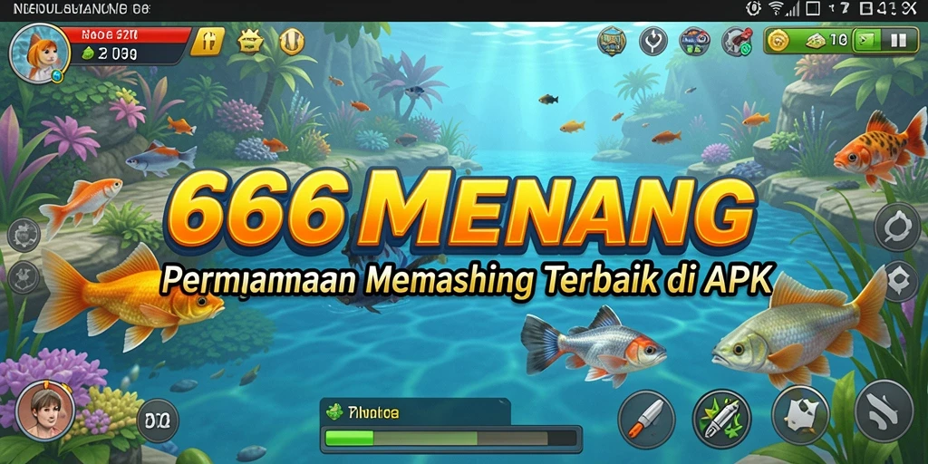 Tangkapan ikan besar di 666MENANG dengan grafis memukau.