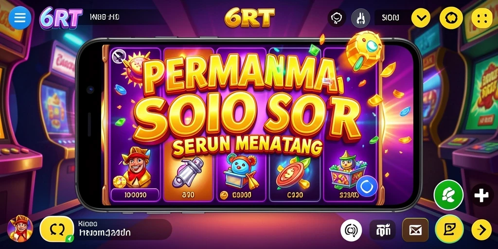 Screenshot gameplay 6RT yang menunjukkan keseruan bermain slot.