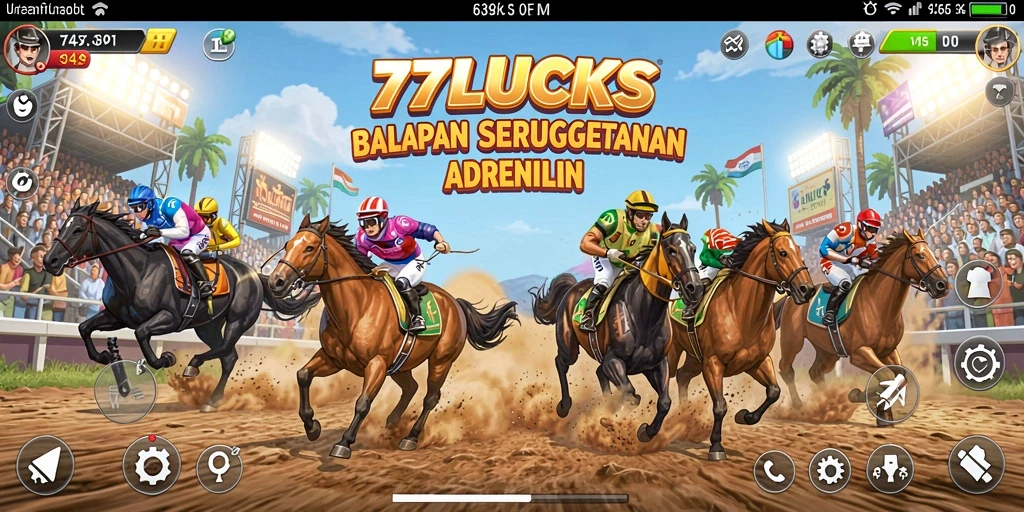 Gameplay seru di 77LUCKS dengan balapan yang mendebarkan.