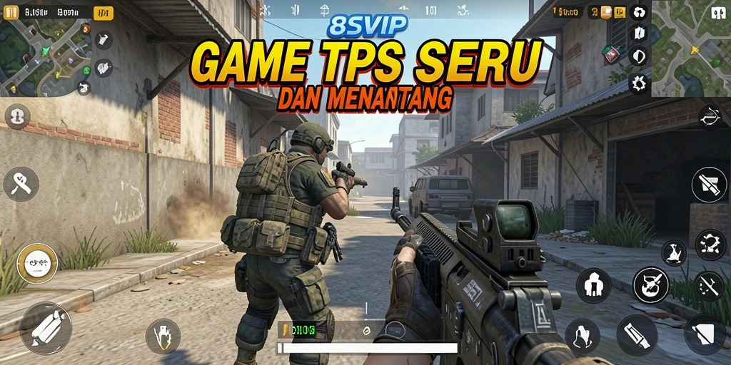 Tampilan gameplay seru dalam 8SVIP dengan aksi tembak-menembak.