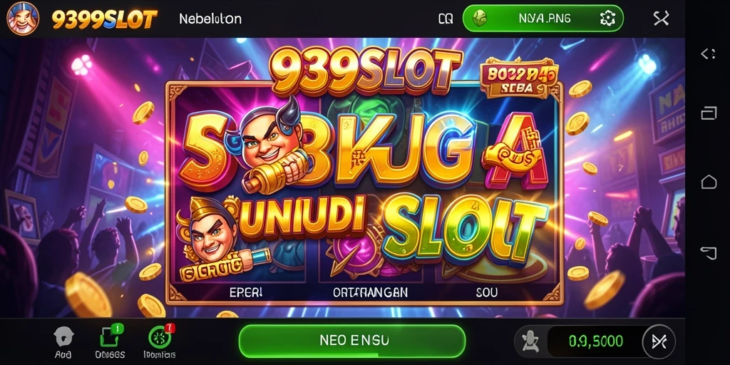 Tangkapan layar menampilkan aksi pertarungan epik dalam 9399SLOT.