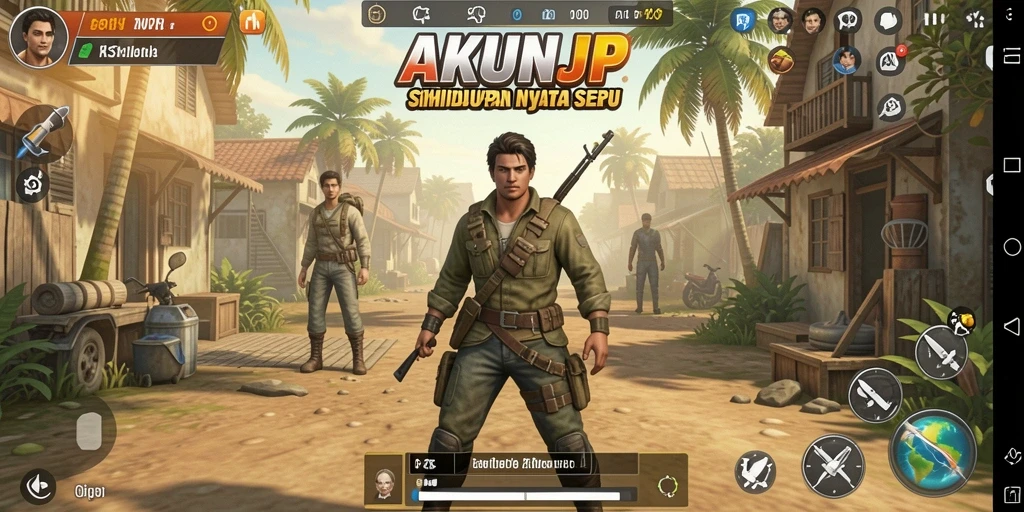 Tampilan menarik dari gameplay AKUNJP yang mendalam dan interaktif.
