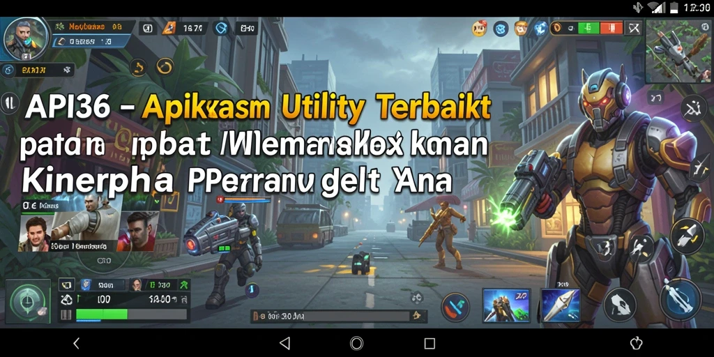 Tampilan utama API36 dengan fitur pengoptimalan untuk perangkat.