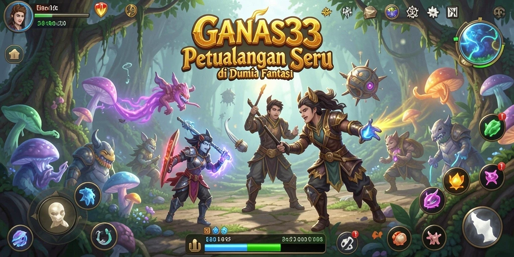 Screenshot gameplay GANAS33 yang menampilkan aksi petualangan seru.