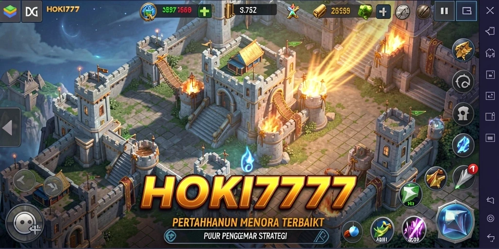 Tampilan aksi pertahanan menara HOKI777 yang mendebarkan.