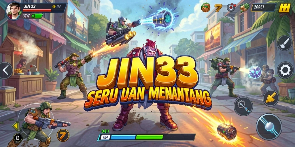 Tampilan gameplay seru yang penuh tantangan di JIN33.