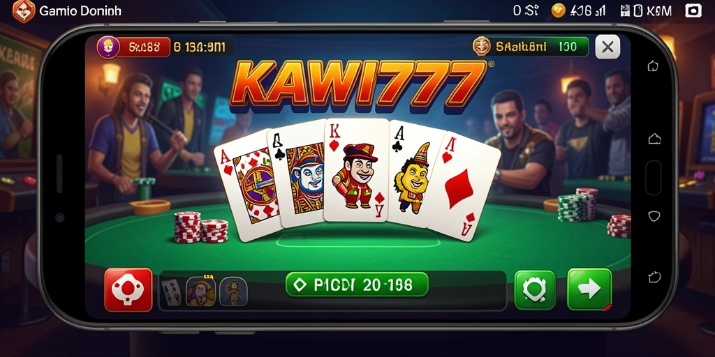 Gameplay seru KAWI777 dalam permainan Domino yang menantang.