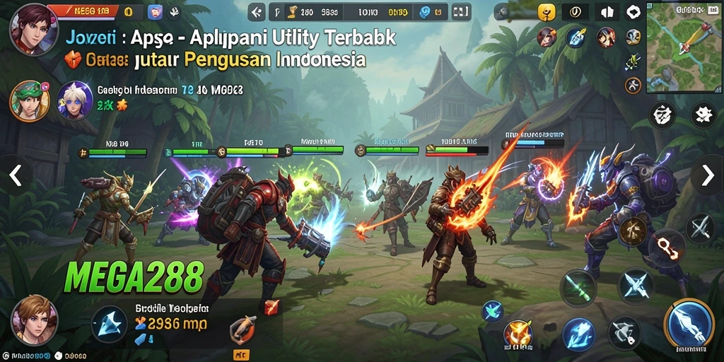 Tampilan antarmuka MEGA288 yang sederhana dan efektif untuk pengguna Utility.