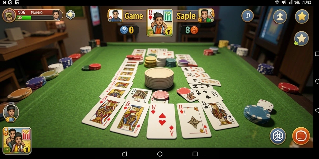 Screenshot gameplay N06 menampilkan aksi seru permainan Gaple.