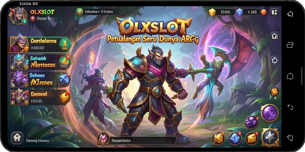 Tampilan gameplay ARPG OLXSLOT yang menakjubkan dengan aksi seru.