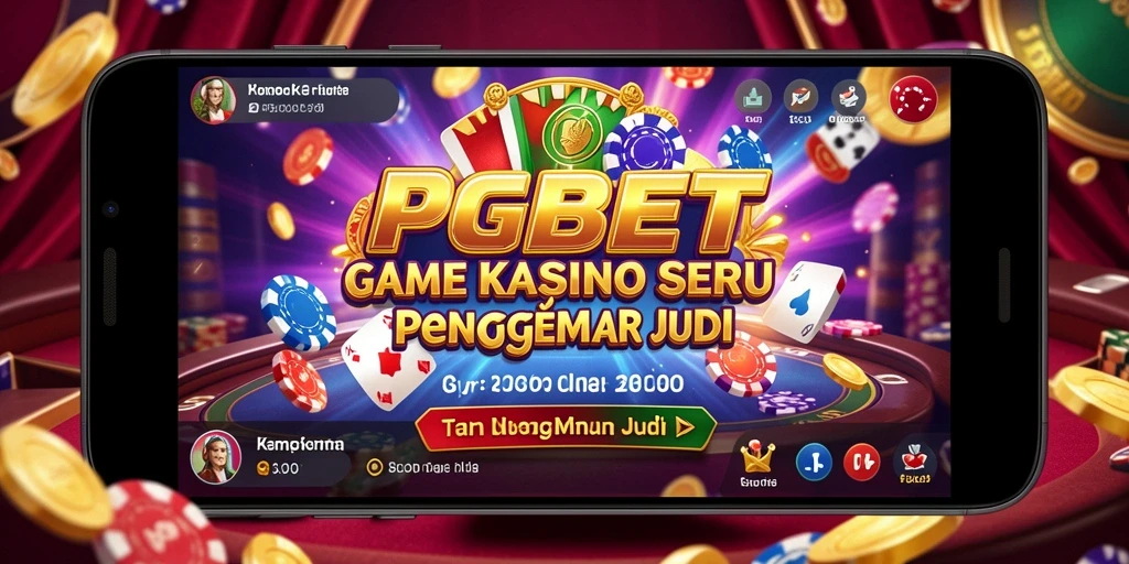 Tangkapan layar utama PGBET menampilkan gameplay Kasino yang seru.