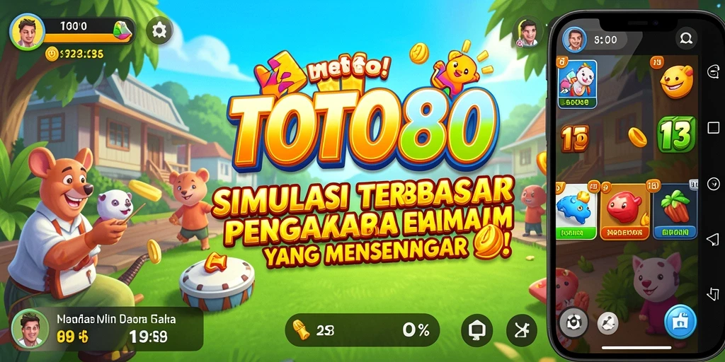 Tampilan gameplay TOTO80 yang menarik dan interaktif.