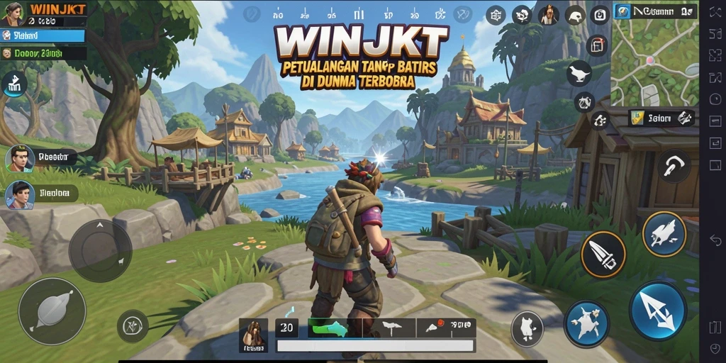 Gameplay menakjubkan di dunia terbuka WINJKT.