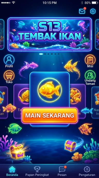 Tangkapan layar fitur unggulan di aplikasi s13.